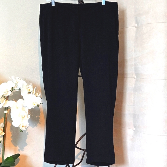 Eileen Fisher Pants - Eileen Fisher Petite Black Dress Pants, Straight-Leg, Zip Front, 4 Pockets 78121